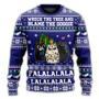 Cat Wreck The Tree Meowy Style Ugly Christmas Sweater