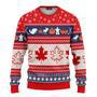 Christmas Canada Maple Leaf Ugly Christmas Sweater