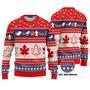 Christmas Canada Maple Leaf Ugly Christmas Sweater