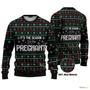 Christmas Is The Season To Be Pregnant Pattern Ugly Sweater