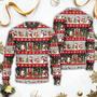 Christmas Santa Claus And Snowman Happy Xmas Ugly Christmas Sweaters