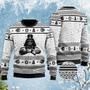 Christmas Star Wars Darth Vader Black And White Ugly Sweaters