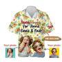 Custom Aloha Hawaii Shirt - Custom Photo Double Trouble Personalized Hawaiian Shirt For Summer - Perfect Gift For Friend, Family