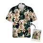 Custom Pet Dog Hawaiian Shirt - Custom Photo Flowers Pattern Personalized Hawaiian Shirt - Perfect Gift For Animal Lovers, Friend, Family