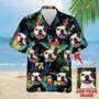 Custom Pet Dog Hawaiian shirt - Custom Photo Tropical Pattern Personalized Hawaiian Shirt - Perfect Gift For Animal Lovers, Friend, Family