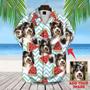Custom Pet Dog Hawaiian Shirt - Custom Photo Watermelon Pattern Personalized Hawaiian Shirt - Perfect Gift For Animal Lovers, Friend, Family