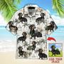 Dachshund Hawaiian Shirt Custom Photo, Dog Summer Beach Surfing Personalized Hawaiian Shirt - Perfect Gift For Dachshund Lovers, Family, Friends