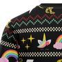 Dinosaur Unicorn Ride Hard Ugly Christmas Sweater