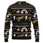 Dinosaur Unicorn Ride Hard Ugly Christmas Sweater