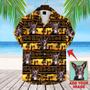 Dog Custom Hawaiian Shirt - Custom Photo Pet Sunset & Palm Tree Pattern Personalized Hawaiian Shirt - Perfect Gift For Dog Lovers, Friend, Family