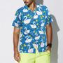 Duck Hawaiian Shirt, Floral Swans And Ducks Swimming Aloha Shirt For Men Women - Perfect Gift For Duck Lovers, Husband, Boyfriend, Friend, Family