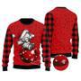 Elephant Cute Red Pattern Ugly Christmas Sweater For Men & Women