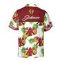 Firefighter Custom Name Hawaiian Shirt, Personalized Name Pineapple Seamless Pattern Aloha Shirt - Perfect Gift For Firefighter, Friend, Family