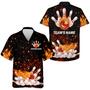 Flame Bowling Custom Name And Team Name Hawaiian Shirt, Fire Bowling Personalized Hawaiian Shirts For Men Women, Team, Bowling Lovers, Bowlers