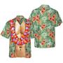 Funny Aloha Tropical Flowers Costume Men Hawaiian Shirt - Gift For Men, Lover, Friend, Family