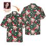 Funny Custom Face Christmas Pattern Seamless Hawaiian Shirt, Custom Photo Hawaiian Shirt - Personalized Summer Gifts For Men, Women