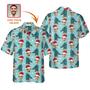 Funny Custom Face Christmas Tree Hawaiian Shirt, Custom Photo Hawaiian Shirt - Personalized Summer Gifts For Men, Women