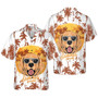 Golden Retriever Hawaiian Shirt, Golden Retriever Summer Pradise, Tropical Palm Aloha Shirt For Men - Perfect Gift For Golden Retriever Lovers