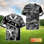 Golf Hawaiian Shirt Custom Name, Golfer Camo Pattern Personalized Aloha Hawaiian Shirt For Men Women - Perfect Gift For Husband, Friend, Golfer
