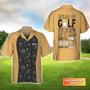 Golf Hawaiian Shirt Custom Name, Skull Golf & Beer Rules of Golf Personalized Aloha Hawaiian Shirt For Men Women - Perfect Gift For Husband, Friend