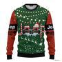 Hobby Jeep Car Christmas Ugly Sweater