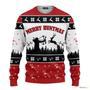 Hobby Merry Huntmas Hunting Ugly Christmas Sweater