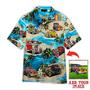 Hot Rod Tropical Custom Photo Hawaiian Shirt, Personalized Hawaiian Shirts - Perfect Gift For Family, Friends
