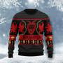 Krampus Christmas Red Funny Ugly Sweater