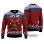 Let’s Get Slouchy Ugly Christmas Sweater For Men & Women