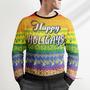 LGBT Gay Pride Happy Holigays Ugly Christmas Sweater