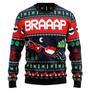 Motorbike Braaap Ugly Christmas Sweater For Men And Women