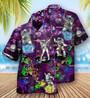 Music Hawaiian Shirt, Musical Astronaut Dance Hawaiian Shirt, Music Disco Aloha Shirt For Men - Perfect Gift For Music Lovers