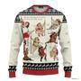 Nine Ladies Dancing Sexy Christmas Ugly Christmas Sweater