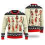 Nine Sweet Santa Ladies Dancing Christmas Ugly Sweater For Men & Women