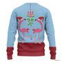 Pink Flamingos Funky Pattern Ugly Christmas Sweater