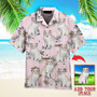 Pretty Bicolor Ragdoll Kitten On Pink Island Custom Photo Hawaiian Shirt, Personalized Hawaiian Shirts - Perfect Gift For Cat Lovers, Family, Friends