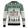 Proper Twelve Irish Whiskey Ugly Christmas Sweater