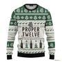 Proper Twelve Irish Whiskey Ugly Christmas Sweater