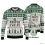 Proper Twelve Irish Whiskey Ugly Christmas Sweater