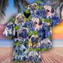 Pug Aloha Hawaii Shirt - Pug And Beautiful Blue Bonnet Hawaiian Shirt For Summer - Perfect Gift For Dog Lovers, Friend, Family