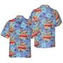 Retro Vintage Girl Car Hawaiian Shirt, Muscle Car Hawaiian Shirt For Men - Perfect Gift For Lover, Friend, Family