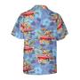 Retro Vintage Girl Car Hawaiian Shirt, Muscle Car Hawaiian Shirt For Men - Perfect Gift For Lover, Friend, Family