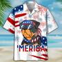 Rottweiler Aloha Hawaiian Shirts For Summer, Funny Dog Merica Independence Day USA Flag Hawaiian Shirt For Men Women, 4th of July Gift For Dog Lovers