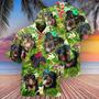 Rottweiler Hawaiian Shirt, Happy Rottweiler Dog Tropical Aloha Hawaiian Shirt For Summer, Rottie Dog Hawaiian Shirts Matching Outfit For Men Women, Dog Lover, Friends