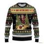 Santa Bowling Go Strike Ugly Christmas Sweater For Men And Women