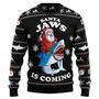 Santa Jaws Ugly Christmas Sweater