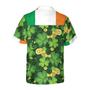 Shamrock And Gold Coins Saint St Patrick's Day Irish Ireland Hawaiian Shirt, Colorful Summer Aloha Shirt For Men Women, Perfect Gift For Husband, Wife