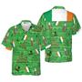 Shamrock Irish People Proud Saint Patrick's Day Hawaiian Shirt, Colorful Summer Aloha Shirts For Men Women, Perfect Gift For Husband, Wife