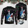 Shark Boston Terrier Ugly Christmas Sweater For Men & Women