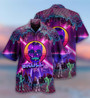 Skull Aloha Hawaiian Shirt For Summer - Skull 80s Retro Hawaiian Shirt - Dancing Skeleton Hawaiian Shirt - Perfect Gift For Men, Women, Skull Lover
